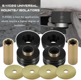 9.4102g Vg-auto Vg1250 2sets Universal Polyurethane Body Mounting Bushing Isolators Kit