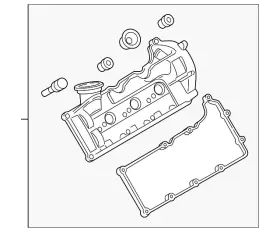 059-103-469-bd Volkswagen Genuine Valve Cover