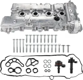 Qmsg9970723 Waterwich Aluminum Valve Cover For 13-16 Cadillac Ats Gmc 17-21 Acadia 15-22 Canyon 2.5l