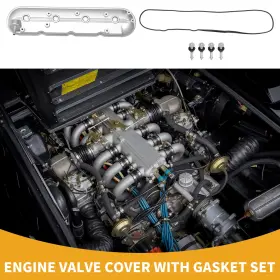 12607721 X Autohaux 12642655/12607721 Left Engine Valve Cover With Gasket Bolt No.12642655 For Gmc Envoy 2009 1 Set