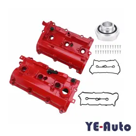 13264-ey01a Ye-auto 2x Upgrade Aluminum Valve Cover Set For 2009-13 Infiniti G37 2009-20 Nissan 370z