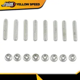 Yew49287 Yellowspeed Fit For 1955 -1986 Chevy 283 327 350 400 Small Block Valve Cover Stud Kit Bolts