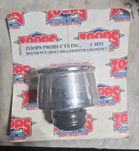 3051 Zoops Products Inc. Round Pcv Valve #3051 With A Grommet