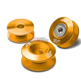 Zpd-j2a9001gd Zpeedstarz J2 Aluminum Gold Coated Front/rear Bumper Fender Quick Release Fasteners Bolts