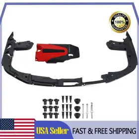 Usff-ad0701 Zxmt For 22-25 Honda Civic Engine Bay Side Panel Shields Jdm Red Black Valve Cover