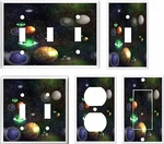 Planets Solar System Light Switch Cover Plate You Pick Size New. Price: $10.99.
