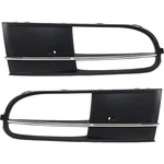 Front Bumper Fog Light Trim Cover Set Left & Right Black Chrome For Vw Beetle New. Price: $51.95.