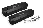 Holley Performance 890007B Aluminum Valve Cover Set New. Price: $189.30.