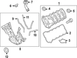Genuine Ford Valve Cover NR3Z6582E New. Price: $168.39.
