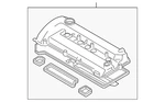Genuine Mazda Valve Cover ZZCA-10-220 New. Price: $193.04.