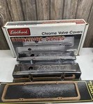 Edelbrock Signature Series Tall Valve Covers For 59-86 Small Block Chevy 262-400 Used. Price: $74.99.