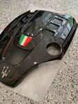 Maserati Ghibli Or / Levante (base) Carbon Fiber Engine Cover New. Price: $499.00.