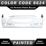 New Painted *WA8624 White* Front Bumper Cover Fascia For 2008-2012 Chevy Malibu. Price: $420.99.