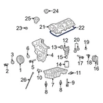 For Mazda 6 2009-2013 CY01102D5 Left Engine Valve Cover Gasket New. Price: $17.34.