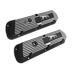 Scott Drake 6A582-CO Aluminum Valve Covers Cougar Logo Pair New. Price: $349.95.