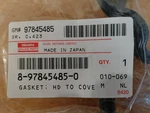 New Isuzu/ Gm Valve Cover Gasket #8-97845485-0, #97845485. Price: $32.00.