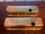 Gold Moroso Big Block Chevy Valve Covers Used. Price: $249.00.