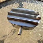 Valve Cover Breather Aluminum Finned Oval Classic Pvc Used. Price: $20.00.