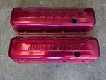 Big Block Chevy Moroso Red Anodized Valve Covers Bbc Ultra Light Nhra Drag Race Used. Price: $359.99.