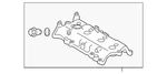 Genuine Mitsubishi Valve Cover MQ718317 New. Price: $332.01.