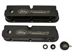 Ford M-6582-LE302BK Valve Covers Tall Cast Aluminum Black Powdercoated Pair New. Price: $248.61.