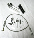 Street Hot Rod Universal Aluminum Gas Pedal 24" Ss Throttle Cable Spring Set New. Price: $69.16.