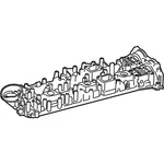Genuine Mercedes-benz Oe Camshaft Bearing Housing 256-050-16-01 New. Price: $1257.90.