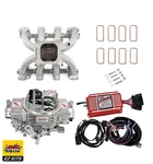 Skspeed LS1 Carb Intake Kit -edelbrock Victor Jr/msd 6014/QUICKFUEL 750 New. Price: $1599.99.