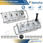 2X Aluminum Valve Cover W/ Gasket &cap Set For 04-10 Infiniti QX56 Nissan NV2500 New. Price: $119.99.