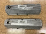 Holley Mickey Thompson Finned Valve Rocker Covers 103R-52BX Ford 429 460 V8 Used. Price: $569.50.
