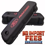 Ford Racing Logo Stamped Steel Valve Covers With Black Crinkle Finish New. Price: $103.20.