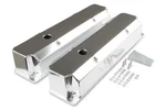 Mr. Gasket 6864G Fabricated Aluminum Valve Covers - Silver Finish New. Price: $229.95.