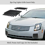 Fits 2003-2007 Cadillac Cts Fog Light Cover Stainless Black Billet Grille Insert New. Price: $34.99.
