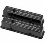 Billet Specialties BLK95223 Script Tall Valve Covers Satin Black Powder Coat New. Price: $283.91.