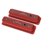 Holley 241-250 Finned Valve Covers, Sbc, Gloss Red Finish New. Price: $299.95.