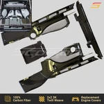 Scopione Carbon Fiber Engine Bay Covers Panel Kit For Audi 14-15 R8 V8 V10 Coupe New. Price: $3600.00.