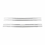 Chrome Abs 15-19 Chevy Silverado 2500/3500 Lt, Z71 Grille Covers Inserts New. Price: $140.95.
