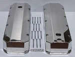 65-95 Big Block Chevy 396 427 454 Polished Fabricated Aluminum Tall Valve Covers New. Price: $134.50.