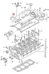 Genuine Vw Audi Skoda Beetle Cabrio Cylinder Head Cover 06A103469AR New. Price: $165.06.