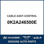 Kia Shift Cable Assembly-control Oem New 0K2A246500E. Price: $213.93.