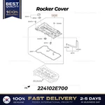 Genuine Rocker Cover 224102E700 Hyundai Elantra Kona Kia Forte New. Price: $220.00.