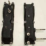 Ferrari 400I Engine Valve Cover End Caps 117794 113541 Pair 412 Genuine Used. Price: $400.00.