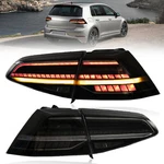 Vland Smoked Led Tail Lights For 2014-2019 Vw Golf Gti MK7.5 W/sequential New. Price: $197.99.