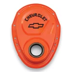 Proform Timing Chain Cover Orange Steel With Chevy Bowtie Logo Sb New. Price: $52.47.