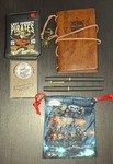 Pirate Theme Blank Journal Set Leather Cover Charm Pens Poker Cards Pouch New. Price: $30.00.