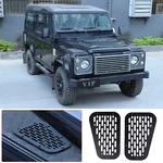 Black Alloy Front Hood Air Vent Cover Trim For Land Rover Defender 04-18 Us New. Price: $52.99.