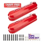 Proform 141-267, Pair Fits Slant Edge Valve Covers Tall Red Aluminum Performa New. Price: $482.63.