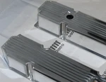 Finned Fabricated Aluminum Valve Covers For Big Block Chrysler Mopar 383 426 440 New. Price: $119.95.