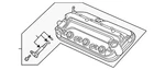Genuine Acura Cover Front Cylinder Head 12310-RDA-A00 New. Price: $785.80.