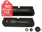 Fo M-6582-LE302BK Valve Covers Tall Cast Aluminum Black Powdercoated Pair New. Price: $171.00.